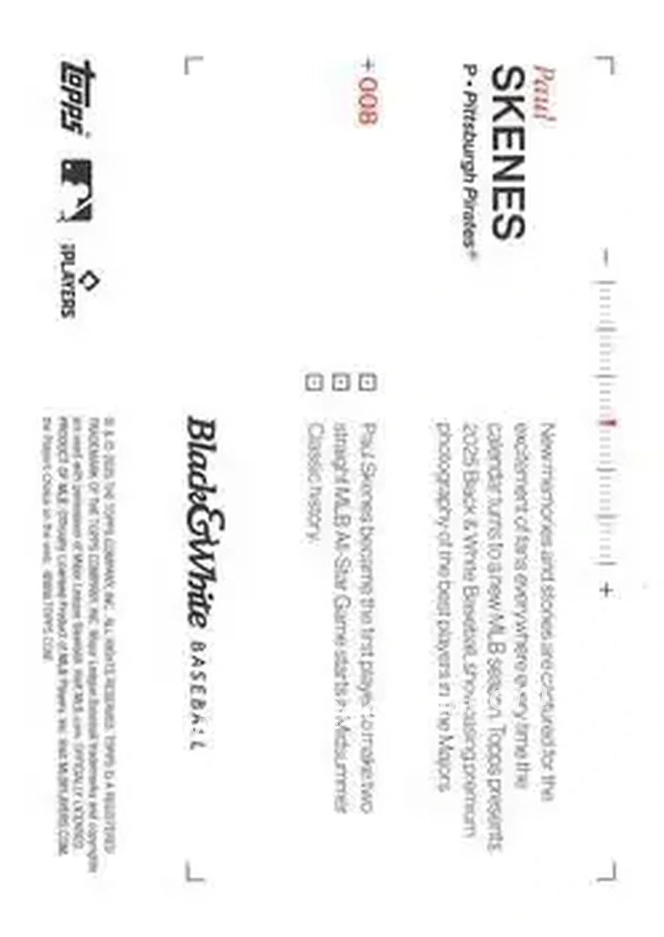 Back of Paul Skenes