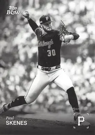 2025 Topps Black & White #008 Paul Skenes