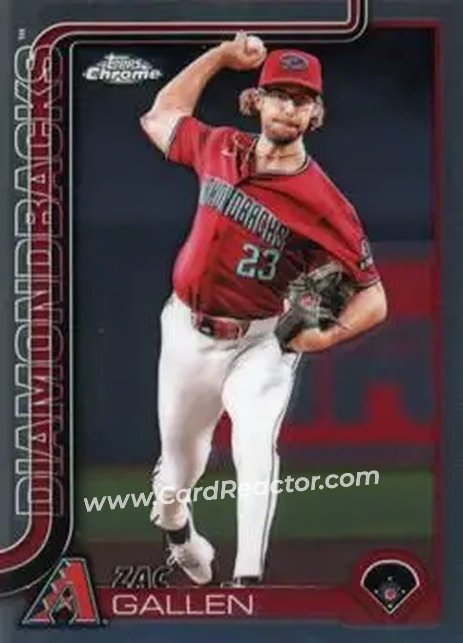 Front of Zac Gallen