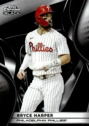 2025 Topps Chrome Black #2 Bryce Harper
