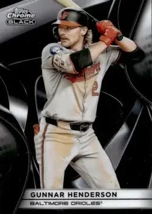 2025 Topps Chrome Black #3 Gunnar Henderson