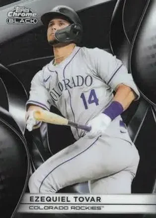 2025 Topps Chrome Black #8 Ezequiel Tovar