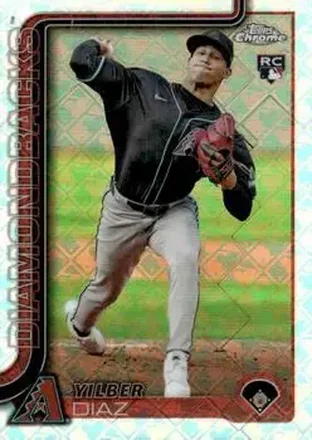2025 Topps Chrome Logofractor Edition #8 Yilber Diaz