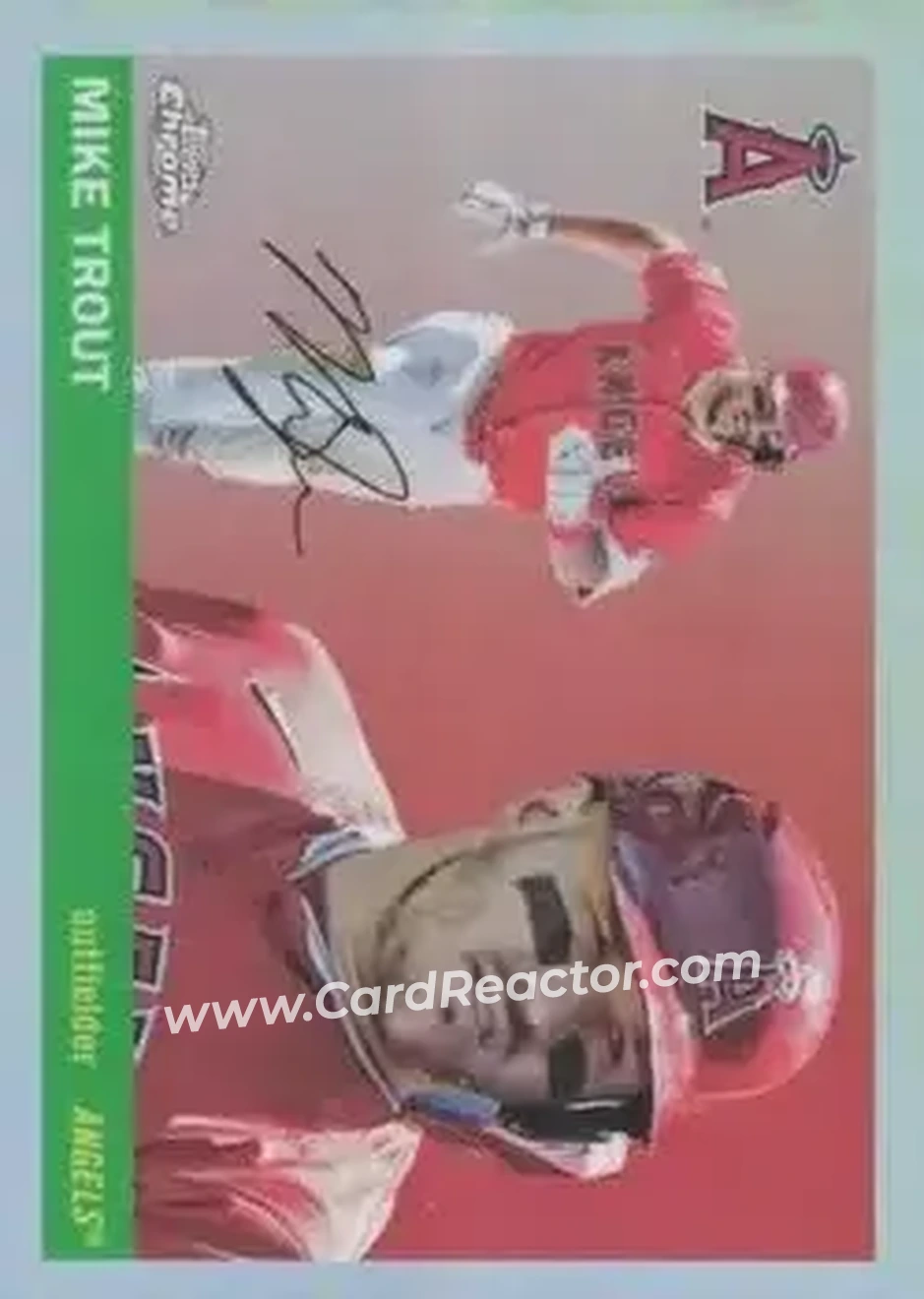 Front of Mike Trout