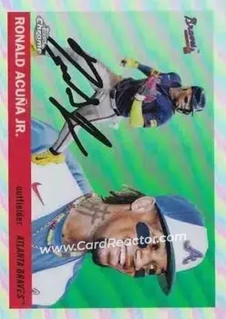 Front of Ronald Acuña Jr.