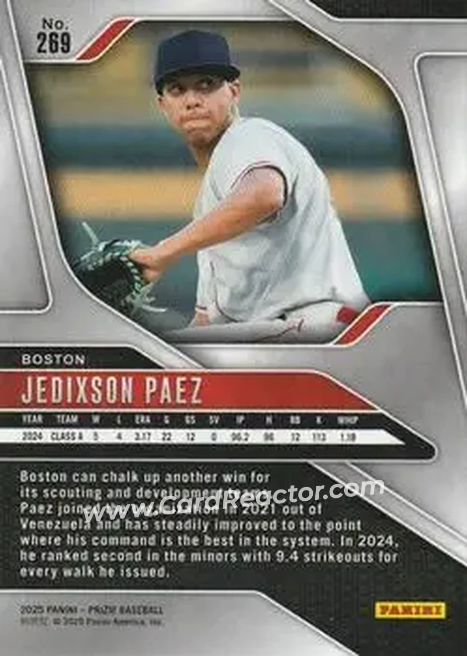 Back of Jedixson Paez