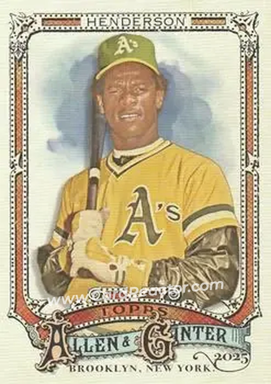 Front of Rickey Henderson