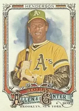 2025 Topps Allen & Ginter #25 Rickey Henderson