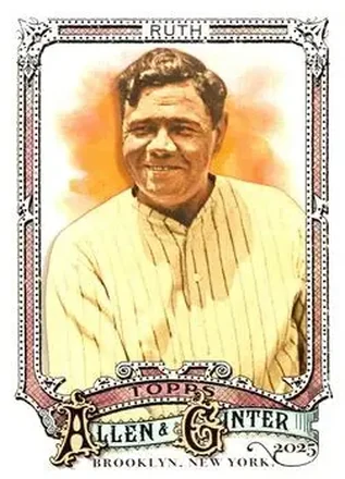 2025 Topps Allen & Ginter #28 Babe Ruth