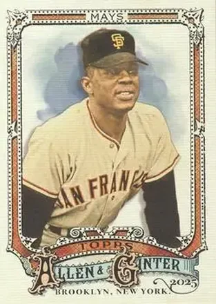 2025 Topps Allen & Ginter #30 Willie Mays