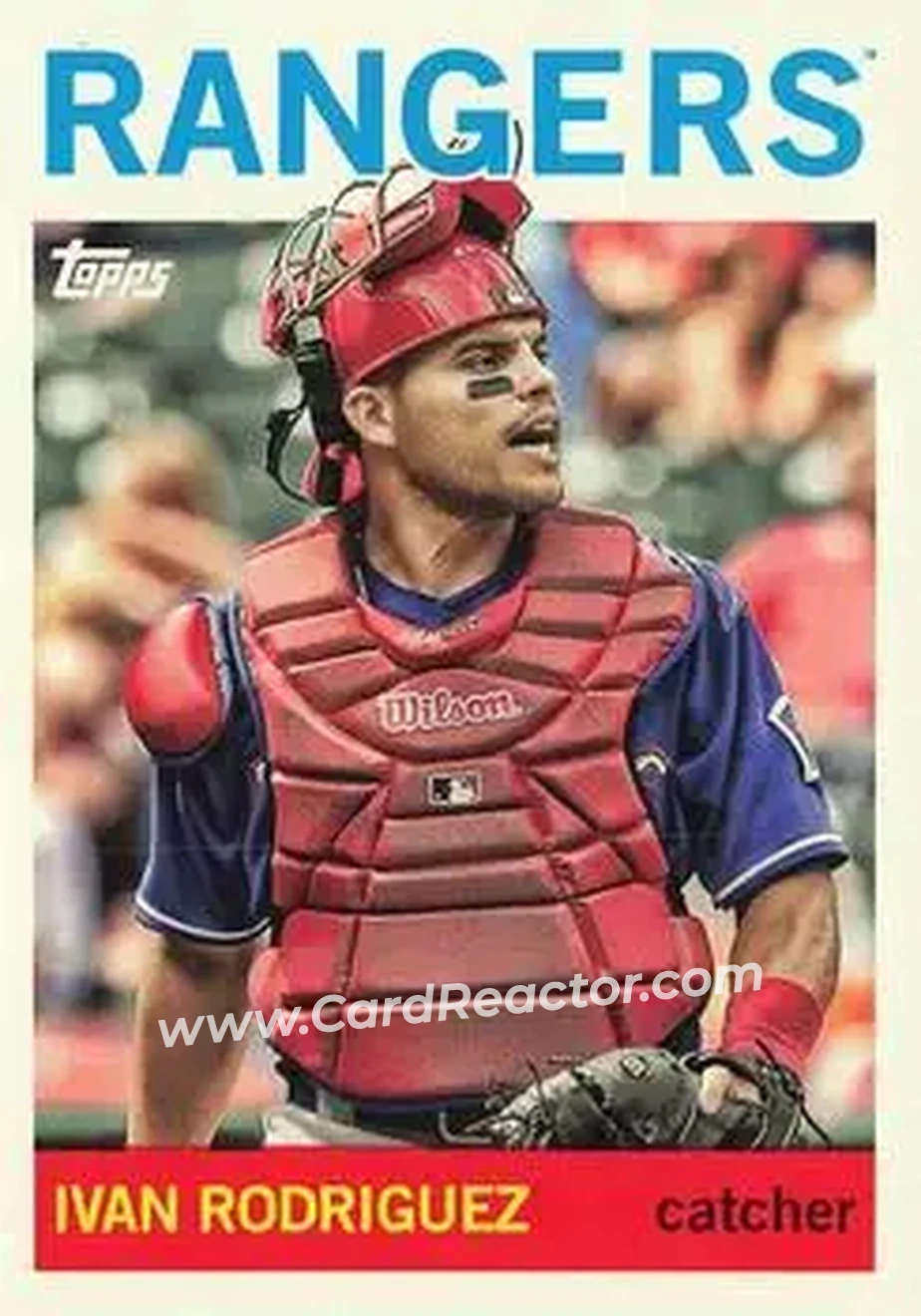 Front of Ivan Rodriguez