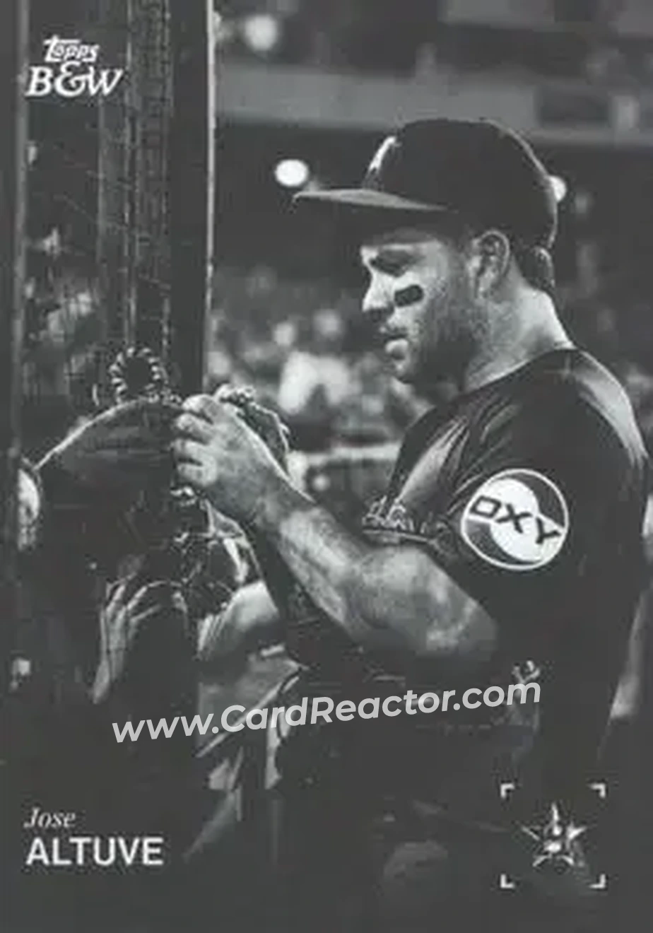 2025 Topps Black & White #011 Jose Altuve