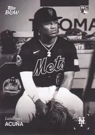 2025 Topps Black & White #015 Luisangel Acuña