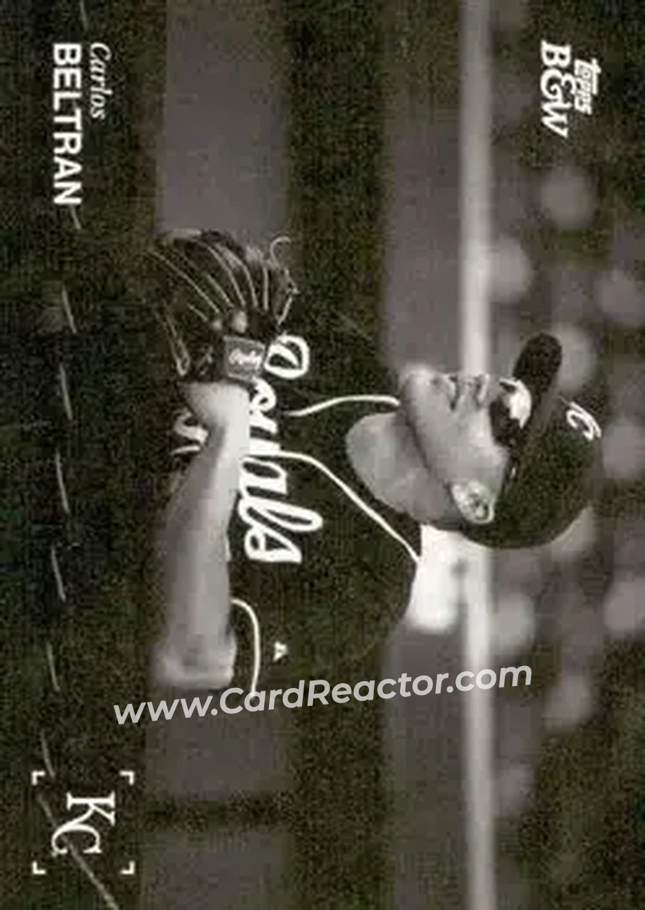 2025 Topps Black & White #018 Carlos Beltran