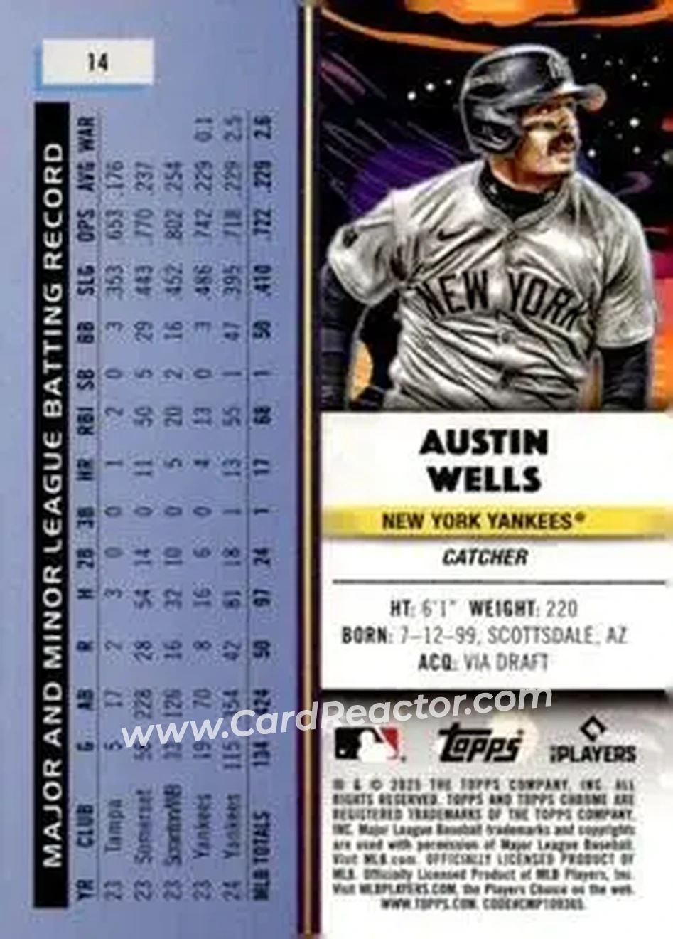 Back of Austin Wells