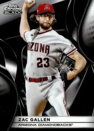 2025 Topps Chrome Black #12 Zac Gallen