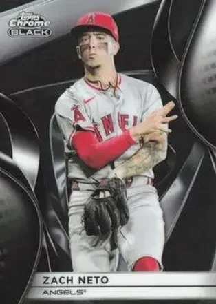 2025 Topps Chrome Black #16 Zach Neto