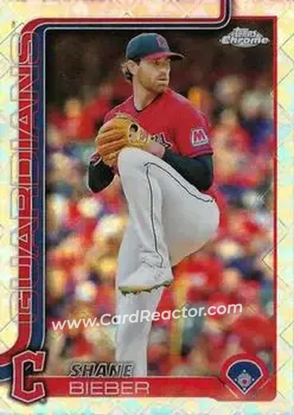 2025 Topps Chrome Logofractor Edition #13 Shane Bieber