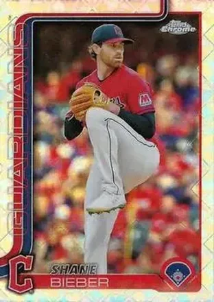 2025 Topps Chrome Logofractor Edition #13 Shane Bieber