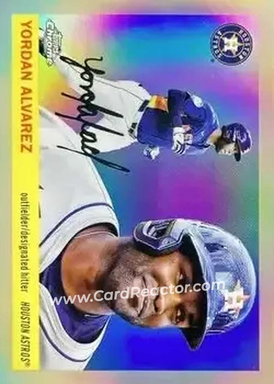 Front of Yordan Alvarez