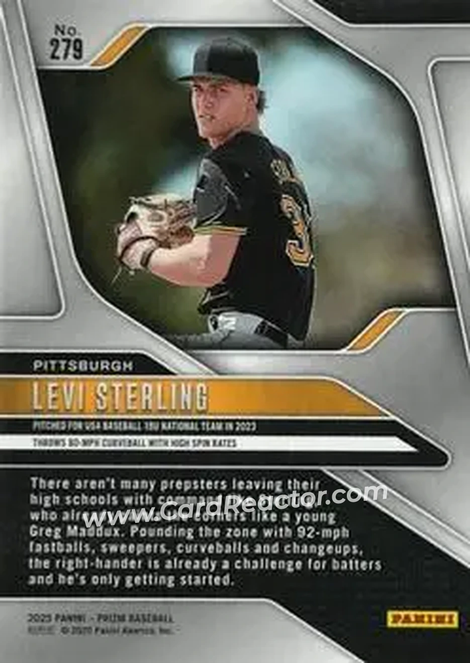 Back of Levi Sterling