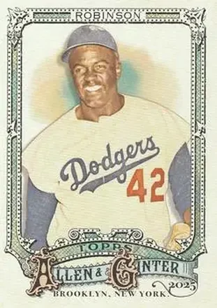 2025 Topps Allen & Ginter #31 Jackie Robinson