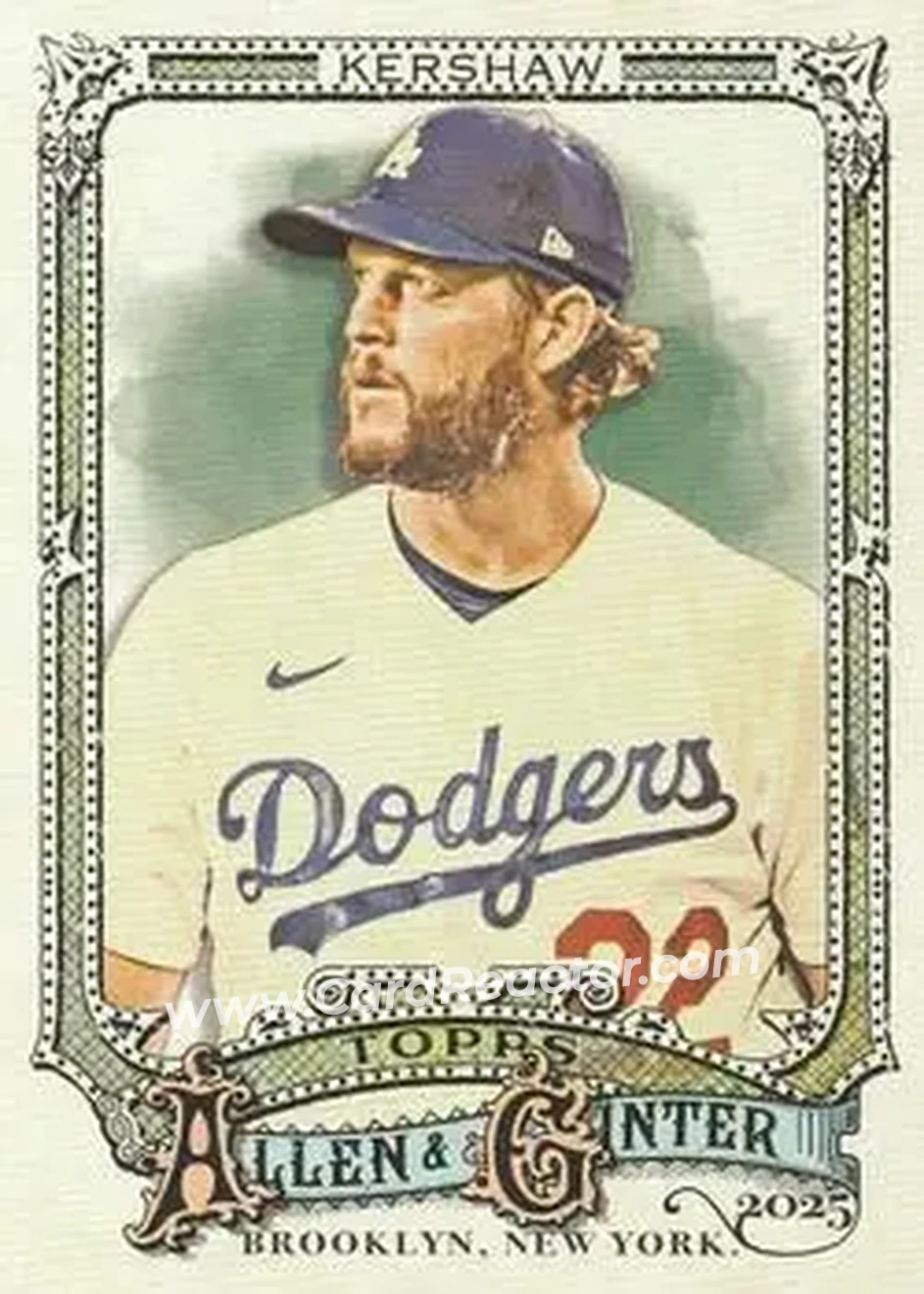 2025 Topps Allen & Ginter #37 Clayton Kershaw