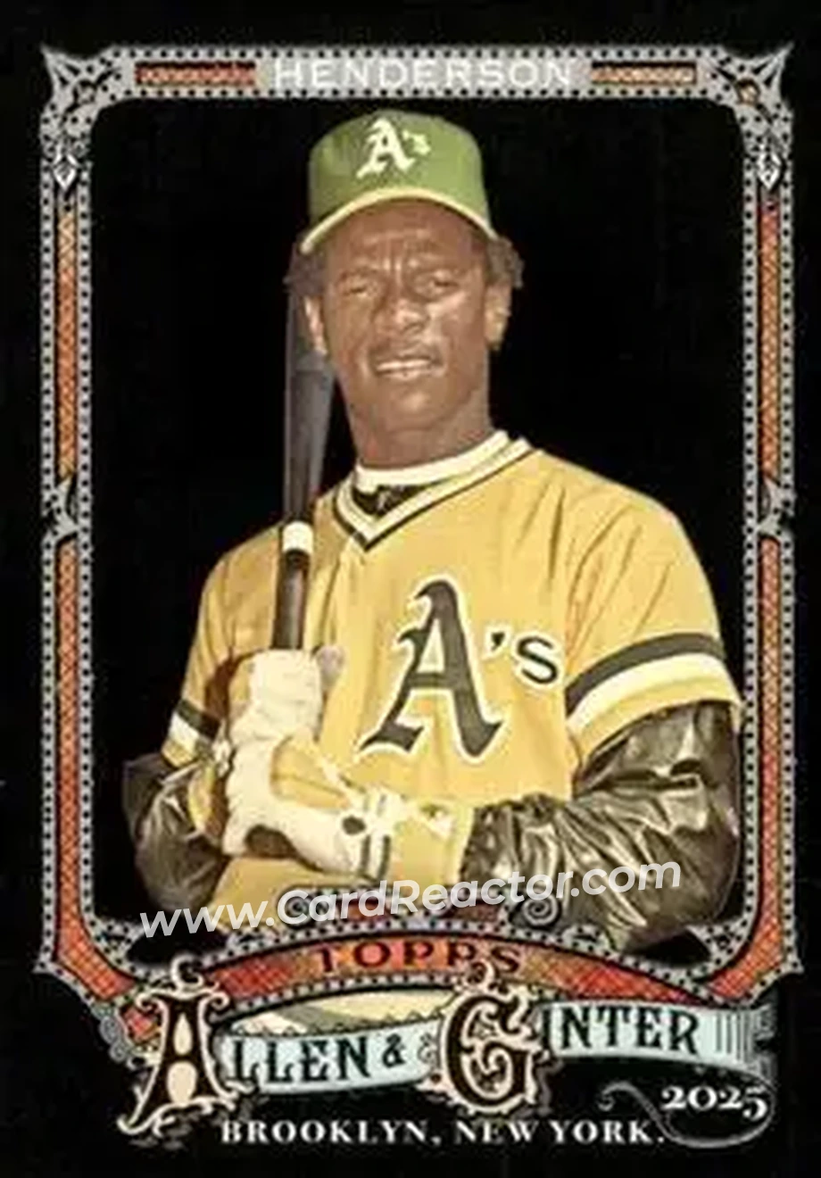 Front of Rickey Henderson