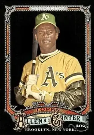 2025 Topps Allen & Ginter X #25 Rickey Henderson