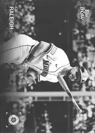 2025 Topps Black & White #025 Cal Raleigh