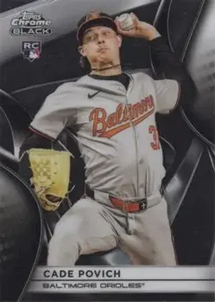 2025 Topps Chrome Black #21 Cade Povich