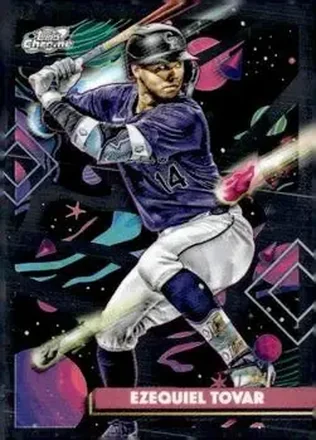 2025 Topps Chrome Cosmic #20 Ezequiel Tovar