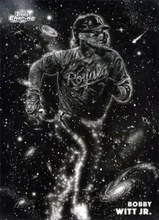 2025 Topps Chrome Cosmic #25 Bobby Witt Jr.