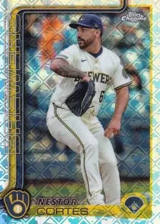 2025 Topps Chrome Logofractor Edition #22 Nestor Cortes
