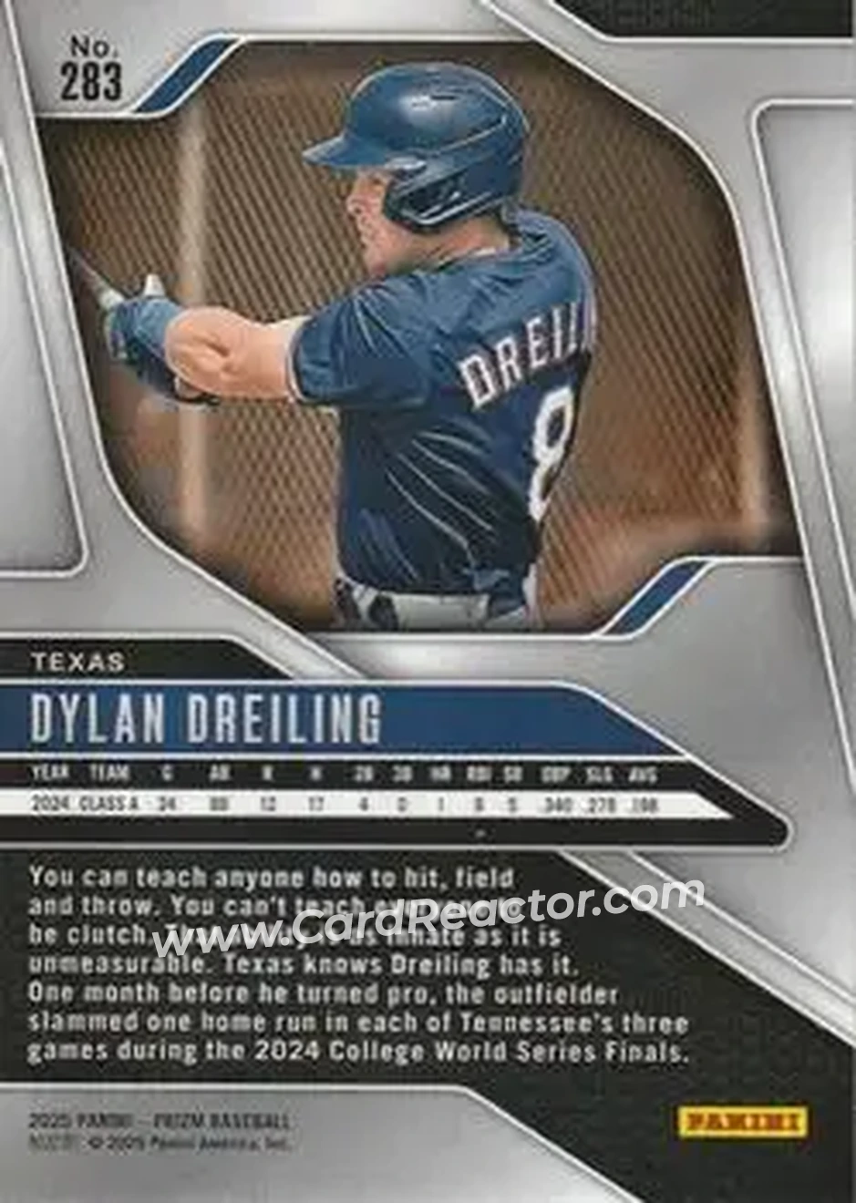 Back of Dylan Dreiling