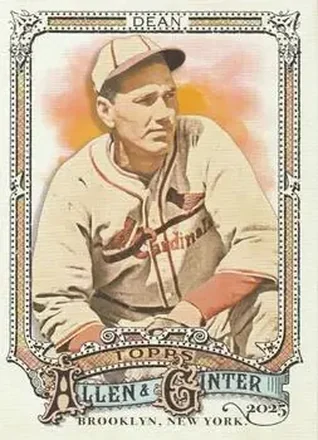 2025 Topps Allen & Ginter #42 Jerome “Dizzy” Dean