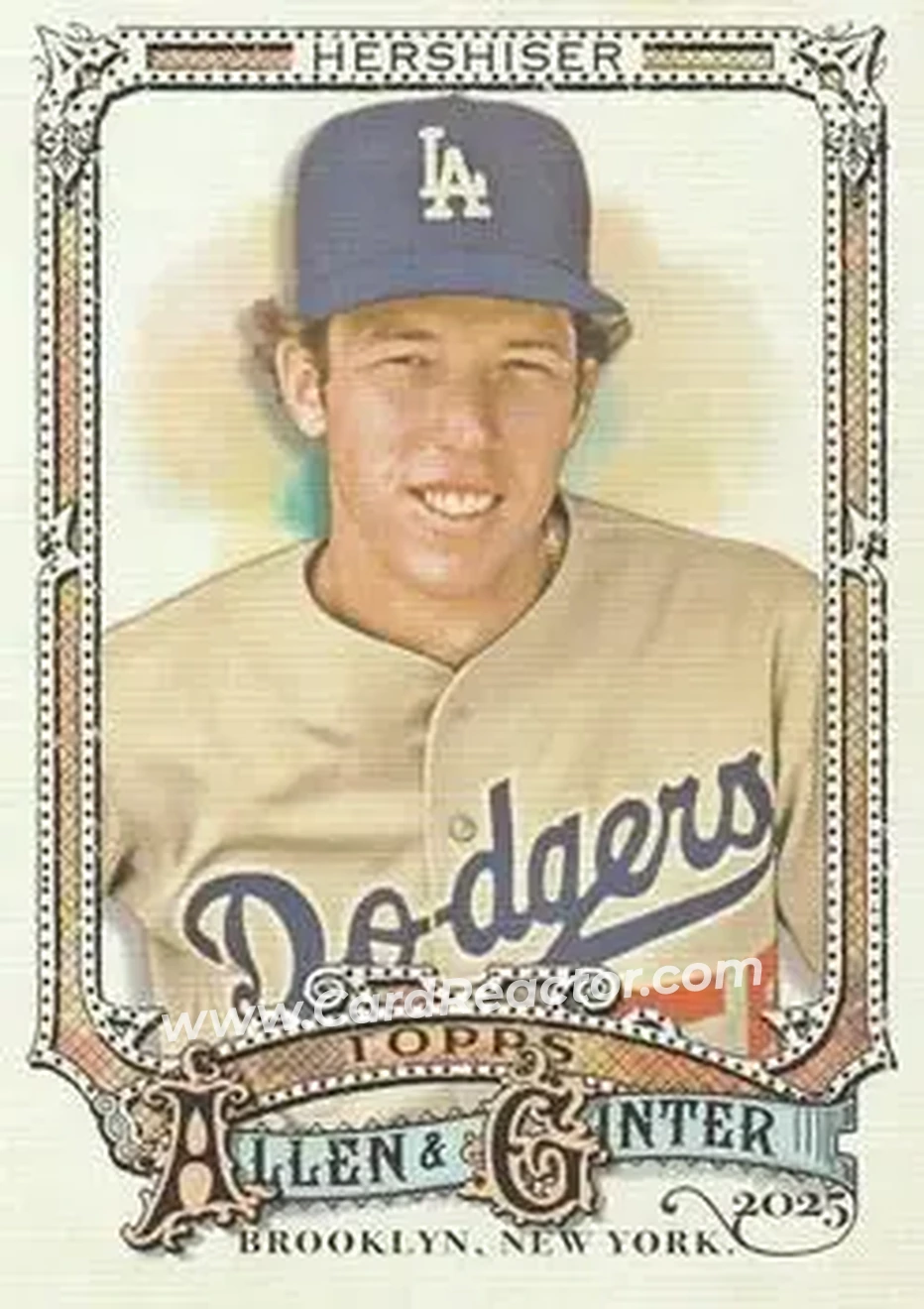 Front of Orel Hershiser