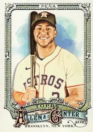 2025 Topps Allen & Ginter #50 Jeremy Peña