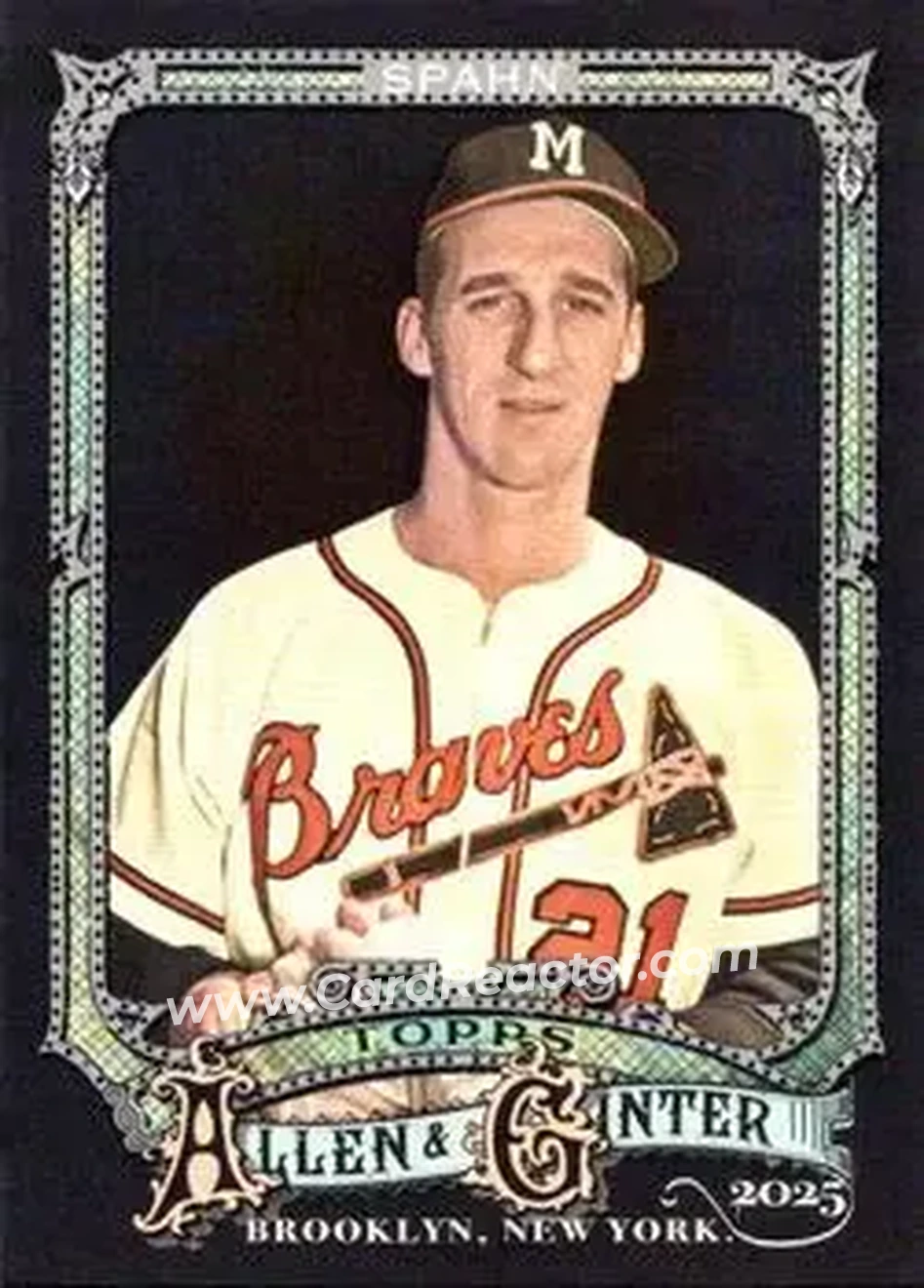 Front of Warren Spahn