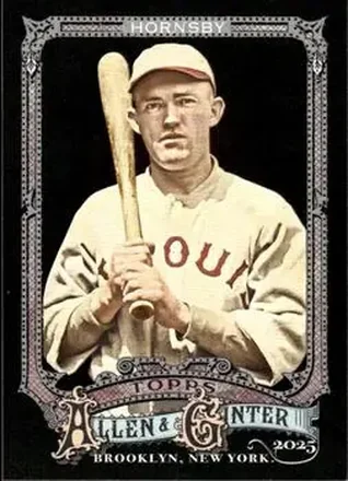 2025 Topps Allen & Ginter X #35 Rogers Hornsby