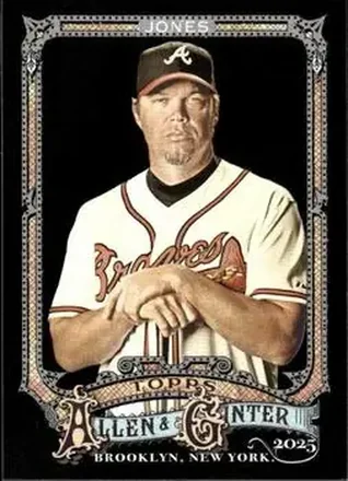 2025 Topps Allen & Ginter X #36 Chipper Jones
