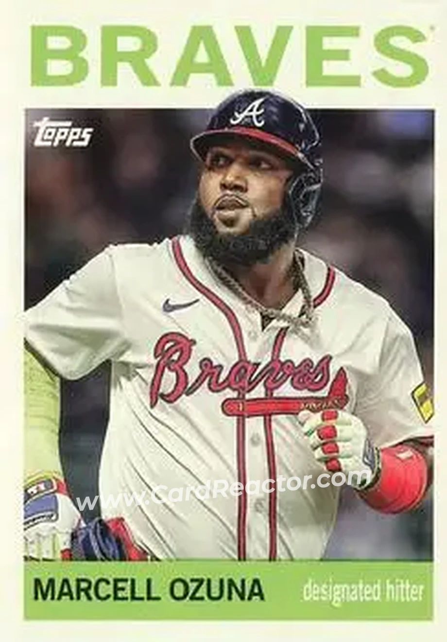 Front of Marcell Ozuna