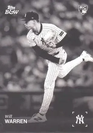 2025 Topps Black & White #034 Will Warren