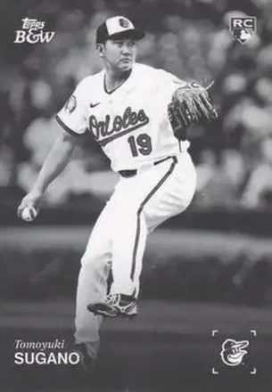 2025 Topps Black & White #038 Tomoyuki Sugano