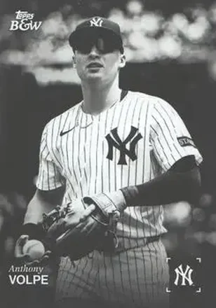2025 Topps Black & White #039 Anthony Volpe