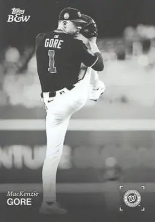 2025 Topps Black & White #040 Mackenzie Gore