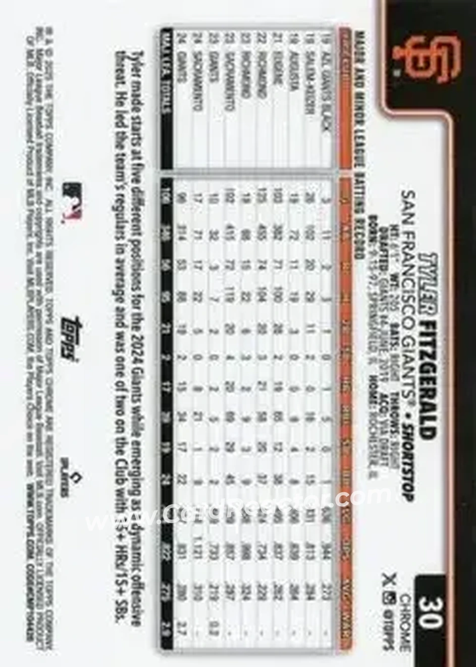 Back of Tyler Fitzgerald