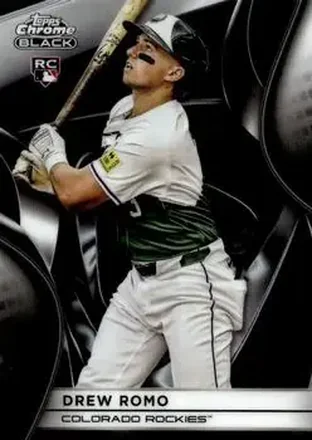 2025 Topps Chrome Black #37 Drew Romo