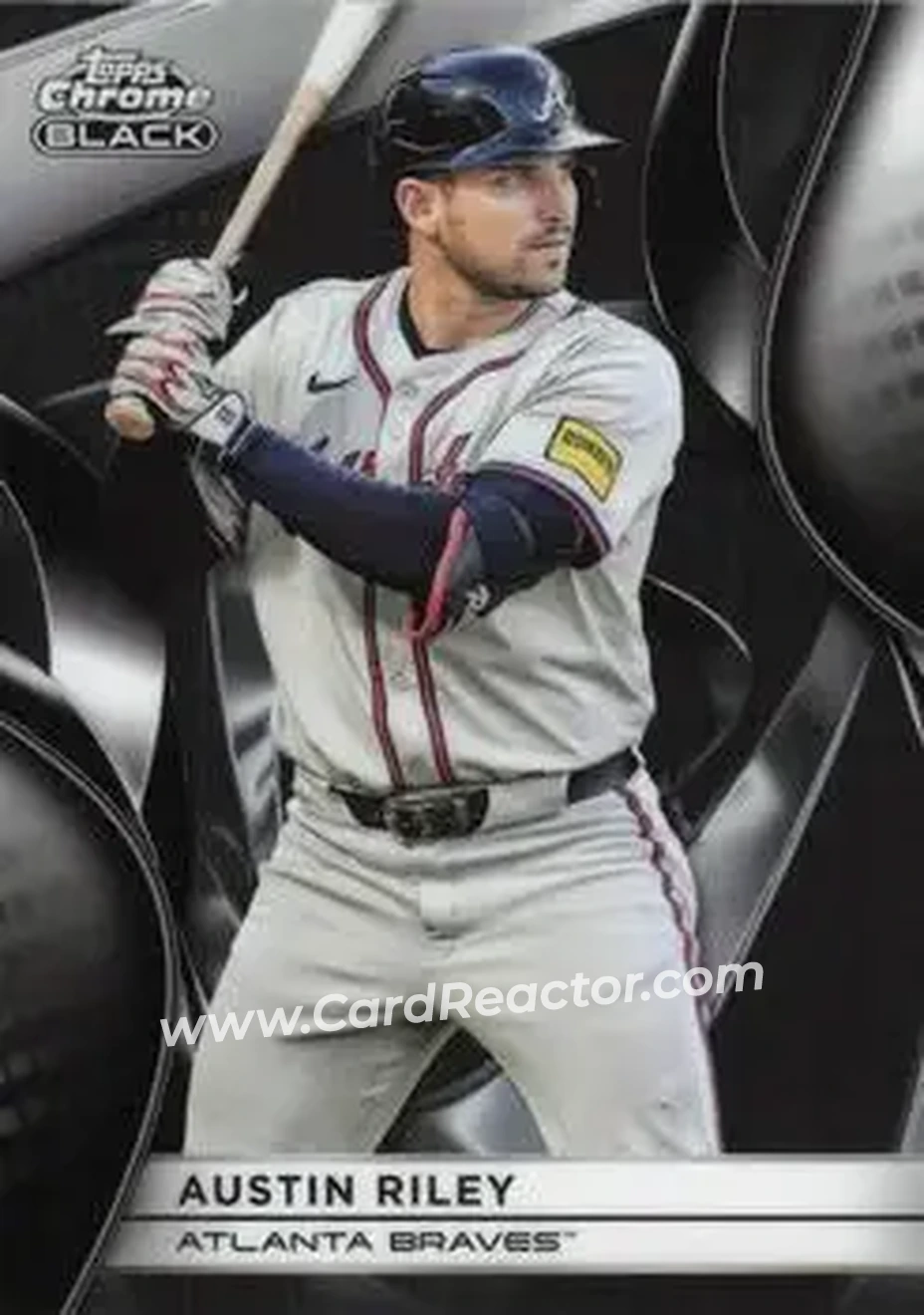 2025 Topps Chrome Black #39 Austin Riley