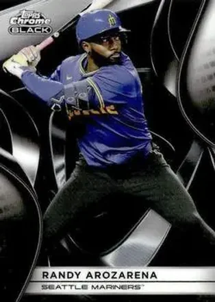 2025 Topps Chrome Black #40 Randy Arozarena